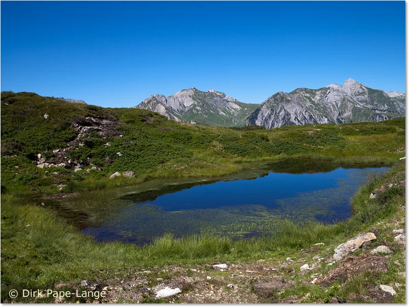 Bergsee in Österreich